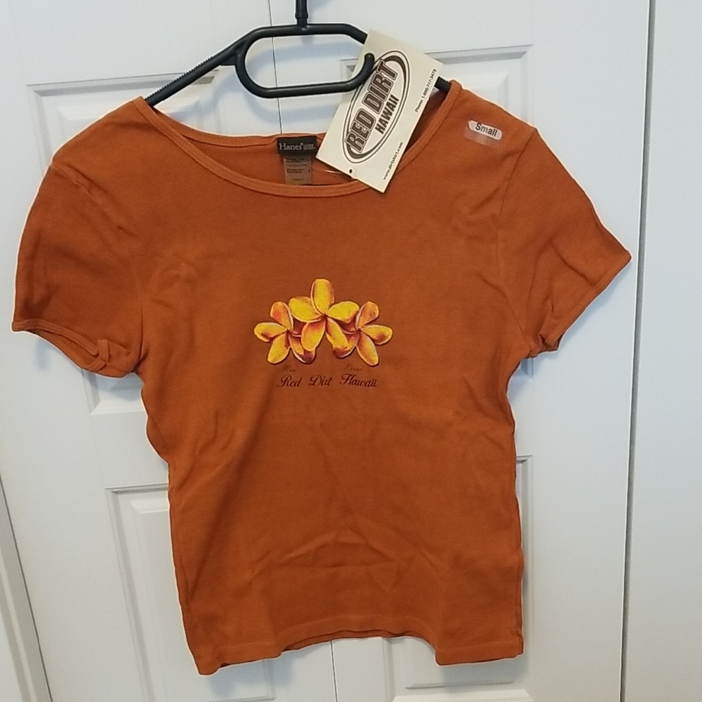 Hawaii Original Red Dirt T-Shirt, Womens, Small, NWT